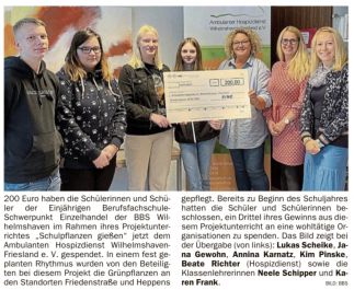 Spendenübergabe BBS