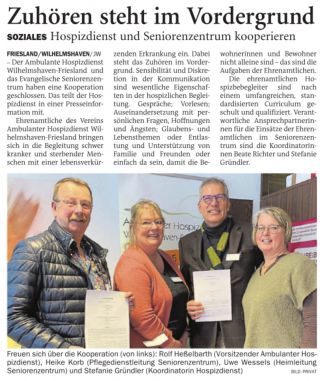 Kooperationsvertrag ev. Seniorenzentrum