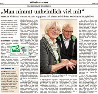 Wilhelmshavener Zeitung vom 07.11.2015